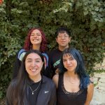 Fernanda Quezada Quezada, Luis Ampuero Aravena, Giuliana Cortés López y Maite Avendaño Gajardo